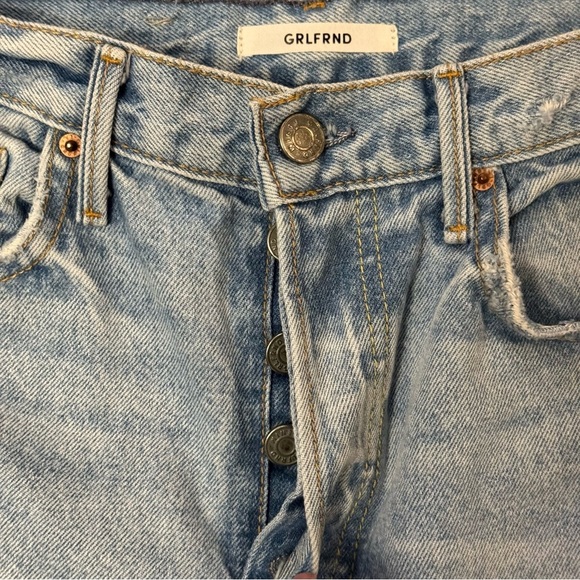 GRLFRND Karolina Straight Leg Ripped Jeans - Women’s 26 - Picture 4 of 5